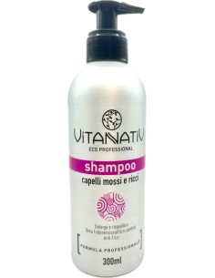vitanativ professional shampoo 300ml - per capelli mossi e ricci: tuttocasashop.it: igiene e cura della persona