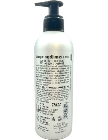 vitanativ professional shampoo 300ml - per capelli mossi e ricci: tuttocasashop.it: igiene e cura della persona