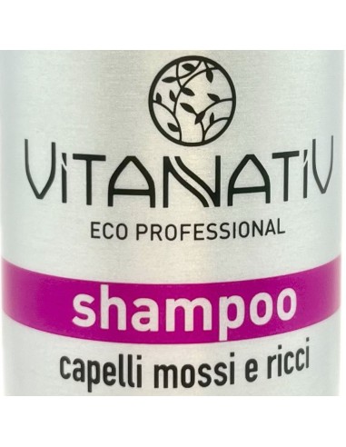 vitanativ professional shampoo 300ml - per capelli mossi e ricci: tuttocasashop.it: igiene e cura della persona