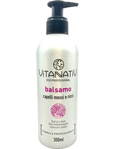 vitanativ professional balsamo 300ml - per capelli mossi e ricci: tuttocasashop.it: igiene e cura della persona
