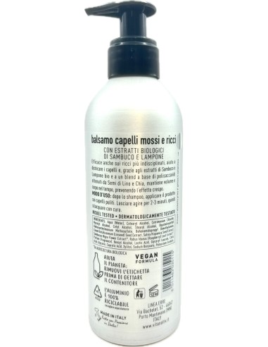 vitanativ professional balsamo 300ml - per capelli mossi e ricci: tuttocasashop.it: igiene e cura della persona