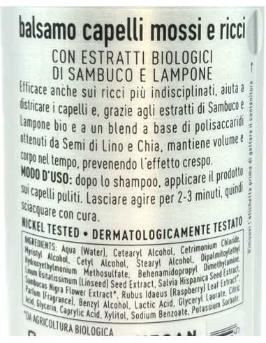 vitanativ professional balsamo 300ml - per capelli mossi e ricci: tuttocasashop.it: igiene e cura della persona