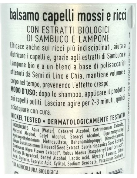 vitanativ professional balsamo 300ml - per capelli mossi e ricci: tuttocasashop.it: igiene e cura della persona