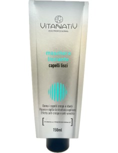 vitanativ professional maschera 150ml - per capelli lisci - lisciante: tuttocasashop.it: igiene e cura della persona