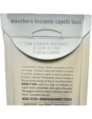 vitanativ professional maschera 150ml - per capelli lisci - lisciante: tuttocasashop.it: igiene e cura della persona