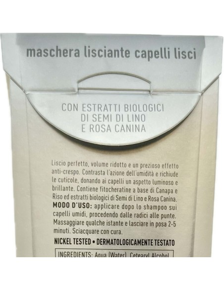 vitanativ professional maschera 150ml - per capelli lisci - lisciante: tuttocasashop.it: igiene e cura della persona
