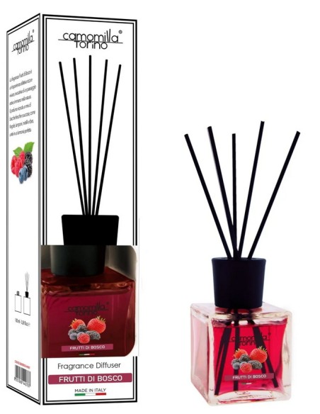 camomilla essenza profumo ambiente con bastoncini 500ml - frutti di bosco: tuttocasashop.it: pulizia e cura della casa