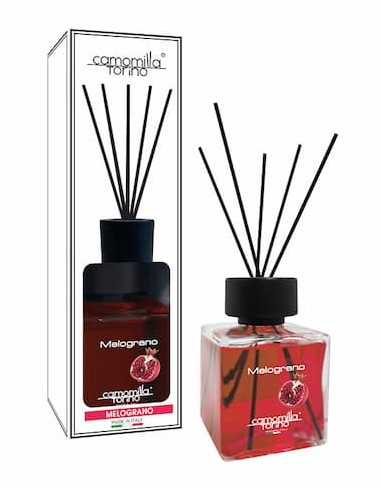 camomilla essenza profumo ambiente con bastoncini 500ml - melograno: tuttocasashop.it: pulizia e cura della casa