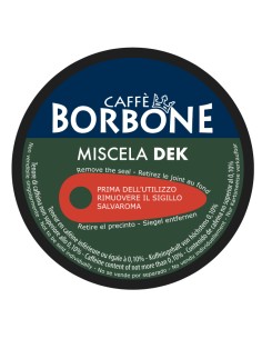borbone miscela dek decaffeinato - caffe' 50 capsule - nescafe' dolce gusto: tuttocasashop.it: altro - bazar