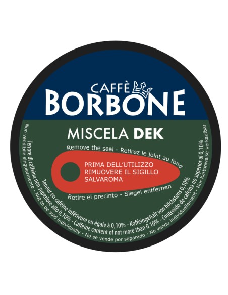 borbone miscela dek decaffeinato - caffe' 50 capsule - nescafe' dolce gusto: tuttocasashop.it: altro - bazar