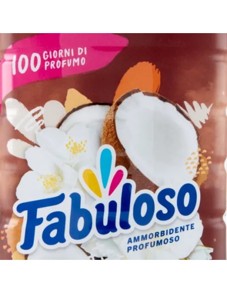 fabuloso ammorbidente per bucato - 56 lavaggi 1250ml - cocco: tuttocasashop.it: prodotti per bucato e tessuti