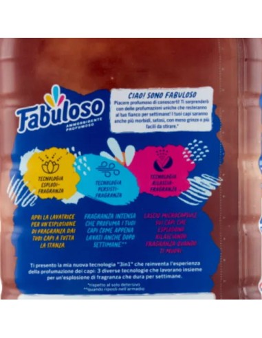 fabuloso ammorbidente per bucato - 56 lavaggi 1250ml - cocco: tuttocasashop.it: prodotti per bucato e tessuti