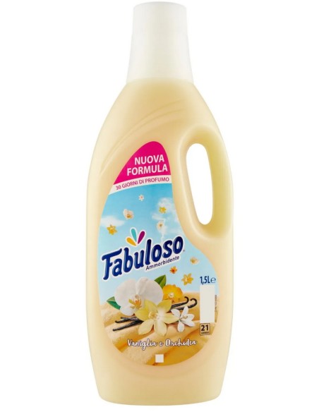 fabuloso ammorbidente 1500ml - 21 lavaggi - vaniglia: tuttocasashop.it: prodotti per bucato e tessuti