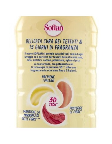 soflan detersivo liquido capi delicati 22 lavaggi - 900ml - vaniglia: tuttocasashop.it: prodotti per bucato e tessuti