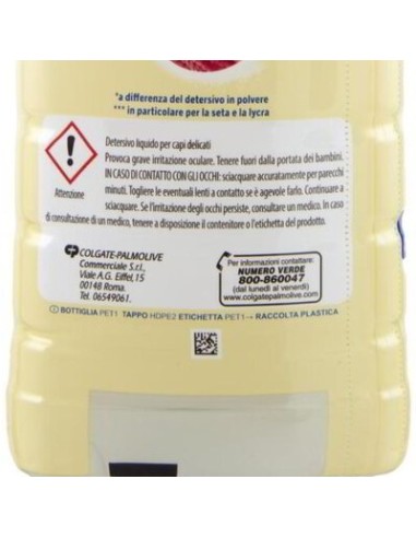 soflan detersivo liquido capi delicati 22 lavaggi - 900ml - vaniglia: tuttocasashop.it: prodotti per bucato e tessuti