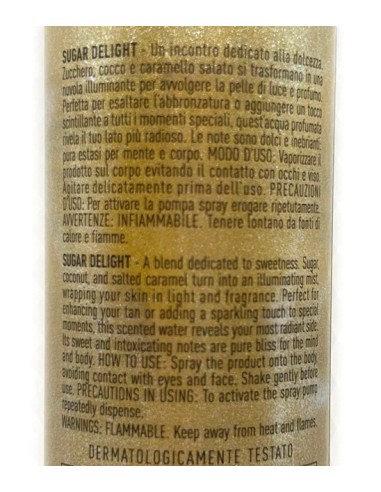 giardino dei sensi acqua corpo profumata illuminante 150ml - sugar delight: tuttocasashop.it: igiene e cura della persona