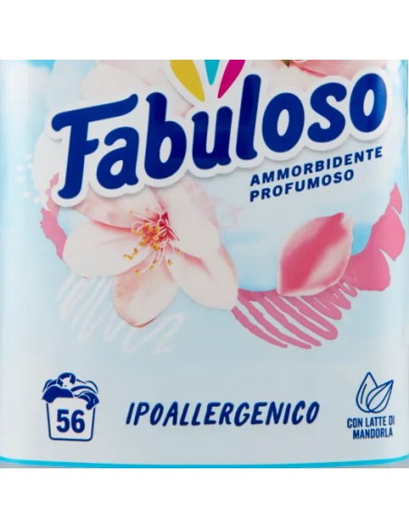 fabuloso ammorbidente per bucato - 56 lavaggi 1250ml - ipoallergenico: tuttocasashop.it: prodotti per bucato e tessuti