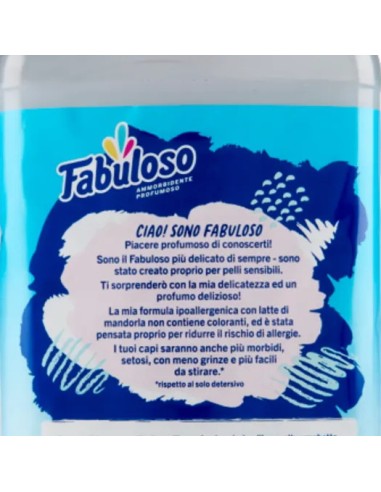 fabuloso ammorbidente per bucato - 56 lavaggi 1250ml - ipoallergenico: tuttocasashop.it: prodotti per bucato e tessuti
