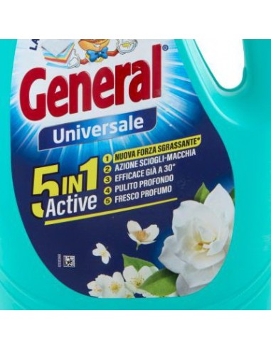 general detersivo lavatrice liquido 60 lavaggi 2400ml - universale: tuttocasashop.it: prodotti per bucato e tessuti