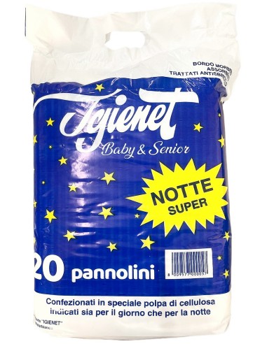 pannolini svedesi striscia notte - 20pz - incontinenza o post parto: tuttocasashop.it: igiene e cura della persona