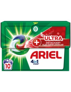 ariel pods detersivo lavatrice in caps - 10 pezzi - original: tuttocasashop.it: prodotti per bucato e tessuti