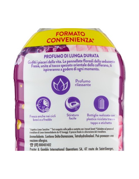 lenor ammorbidente concentrato 87 lavaggi 1827ml - ametista: tuttocasashop.it: prodotti per bucato e tessuti