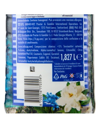 lenor ammorbidente concentrato 87 lavaggi 1827ml - capri: tuttocasashop.it: prodotti per bucato e tessuti