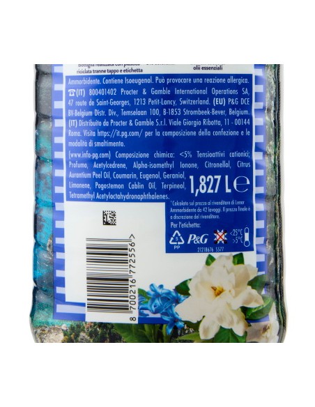 lenor ammorbidente concentrato 87 lavaggi 1827ml - capri: tuttocasashop.it: prodotti per bucato e tessuti