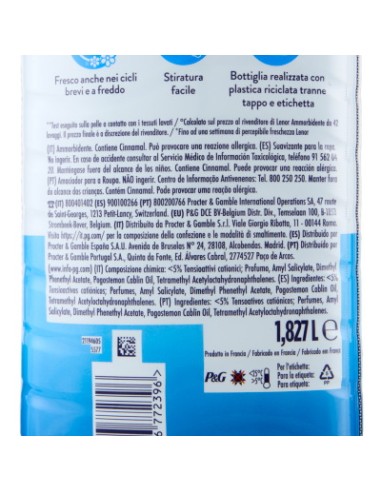lenor ammorbidente concentrato 87 lavaggi 1827ml - primavera: tuttocasashop.it: prodotti per bucato e tessuti