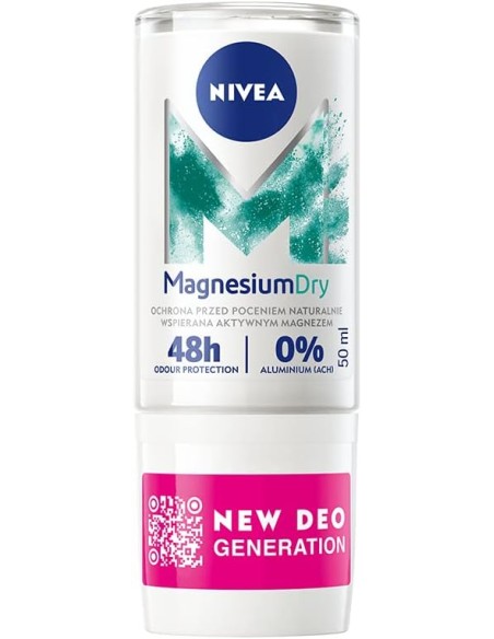 nivea deodorante roll-on 50ml - magnesium dry: tuttocasashop.it: igiene e cura della persona