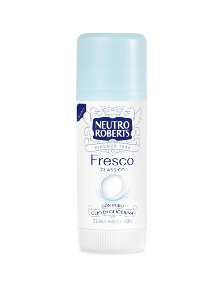 neutro roberts deodorante stick 40ml - fresco - classico: tuttocasashop.it: igiene e cura della persona