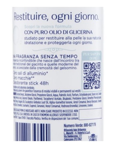 neutro roberts deodorante stick 40ml - fresco - classico: tuttocasashop.it: igiene e cura della persona