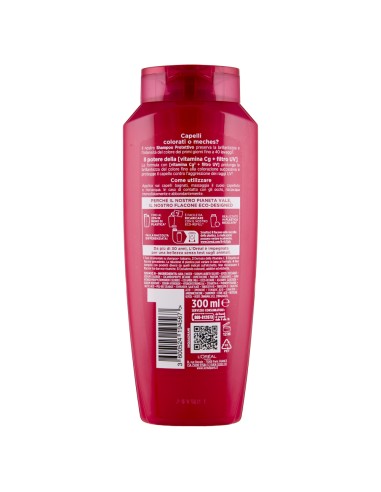 elvive l'oreal shampoo 300ml - color vive - per capelli colorati o meches: tuttocasashop.it: igiene e cura della persona