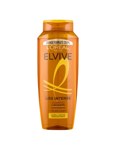 elvive l'oreal shampoo 300ml - liss intense - lisciante per capelli secchi: tuttocasashop.it: igiene e cura della persona