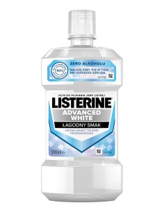 listerine collutorio per igiene orale - 500ml - advanced white: tuttocasashop.it: igiene e cura della persona