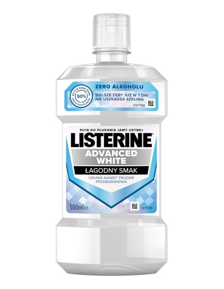 listerine collutorio per igiene orale - 500ml - advanced white: tuttocasashop.it: igiene e cura della persona