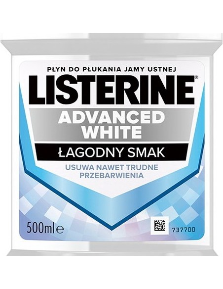 listerine collutorio per igiene orale - 500ml - advanced white: tuttocasashop.it: igiene e cura della persona