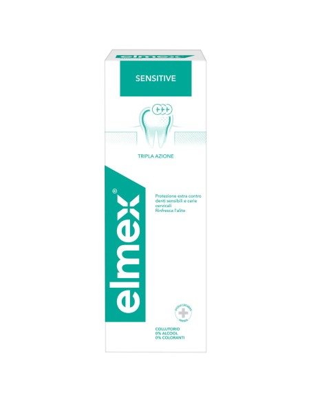 elmex collutorio per igiene orale - 400ml - sensitive: tuttocasashop.it: igiene e cura della persona