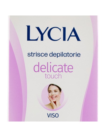 lycia 20 strisce depilatorie viso + 4 salviettine per pelli sensibili: tuttocasashop.it: igiene e cura della persona