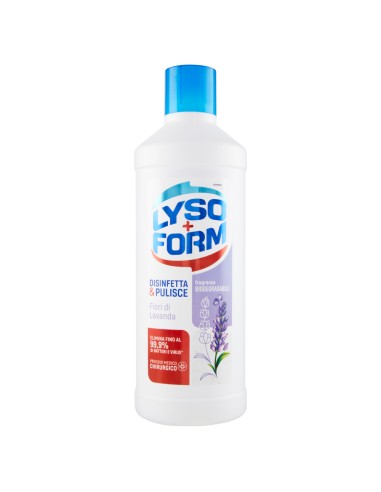 lysoform casa detergente disinfettante - 1100ml - fiori di lavanda: tuttocasashop.it: pulizia e cura della casa
