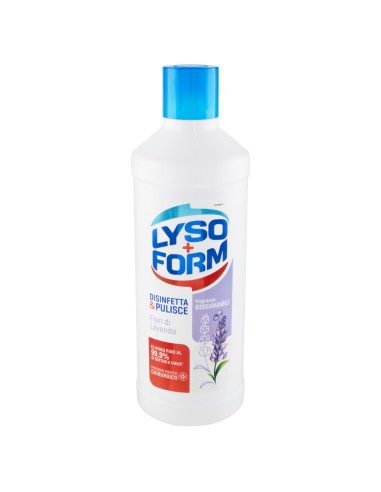 lysoform casa detergente disinfettante - 1100ml - fiori di lavanda: tuttocasashop.it: pulizia e cura della casa