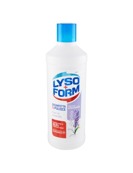 lysoform casa detergente disinfettante - 1100ml - fiori di lavanda: tuttocasashop.it: pulizia e cura della casa