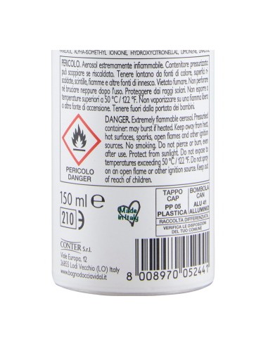 vidal deodorante spray - 150ml - freschezza intesa - bergamotto e zenzero: tuttocasashop.it: igiene e cura della persona