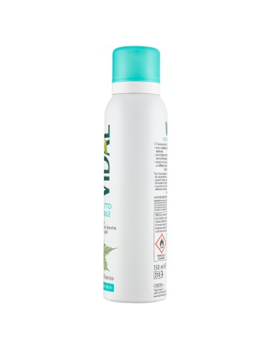 vidal deodorante spray - 150ml - asciutto invisibile - muschio bianco: tuttocasashop.it: igiene e cura della persona