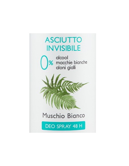 vidal deodorante spray - 150ml - asciutto invisibile - muschio bianco: tuttocasashop.it: igiene e cura della persona