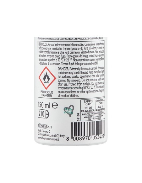 vidal deodorante spray - 150ml - asciutto invisibile - muschio bianco: tuttocasashop.it: igiene e cura della persona