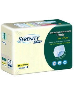 serenity softdry pants be free mutandine assorbenti extra 14 pezzi - large: tuttocasashop.it: igiene e cura della persona