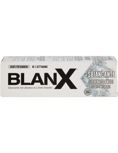 blanx dentifricio - 75ml - sbiancante - licheni islandici: tuttocasashop.it: igiene e cura della persona