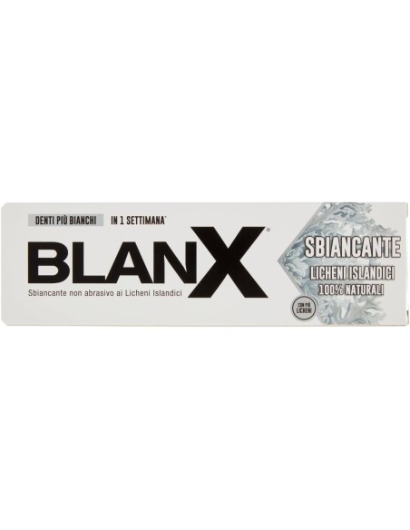 blanx dentifricio - 75ml - sbiancante - licheni islandici: tuttocasashop.it: igiene e cura della persona