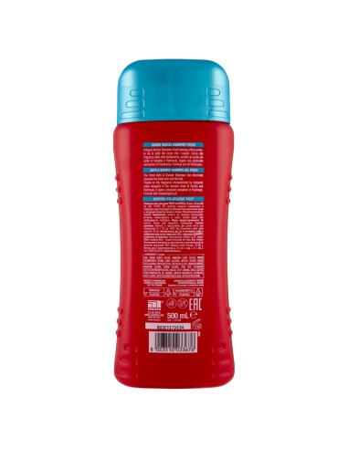 intesa pour homme bagno doccia shampoo - 500ml - fresh - energy boost: tuttocasashop.it: igiene e cura della persona